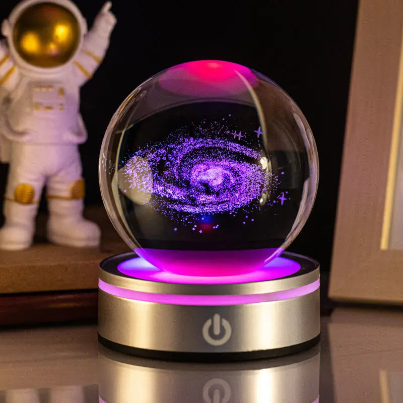 Crystal Ball Colorful Gradient Small Night Lamp Home